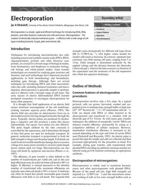 electroporation|electroporation pdf.